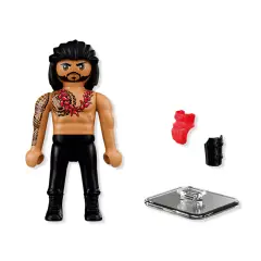 Playmobil 71960 WWE Roman Reigns con Accessori Rimovibili e Supporto - playmobil