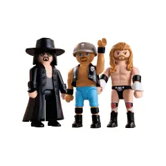 Playmobil 71957 WWE Attitude Era Multipack con Undertaker, Steve Austin e Triple H - playmobil