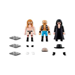 Playmobil 71957 WWE Attitude Era Multipack con Undertaker, Steve Austin e Triple H - playmobil