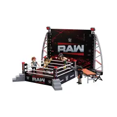 Playmobil 71956 WWE RAW Ring Collectors Set con CM Punk e Seth Rollins - playmobil