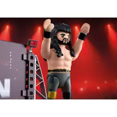 Playmobil 71956 WWE RAW Ring Collectors Set con CM Punk e Seth Rollins - playmobil