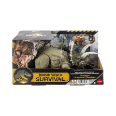 Jurassic World Survival Ruggito Selvaggio Triceratops JKL81 - action figures ed accessori