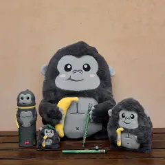Legami - Kawaii Astuccio Scuola 2 in 1 in Morbido Silicone, Gorilla - legami