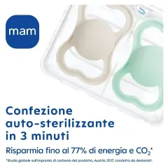 Succhietto Mam Perfect Night Silicone 2-6 Mesi Bimba - ciucci