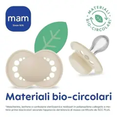 Succhietto Mam Perfect Night Silicone +6 Mesi Bimba - ciucci