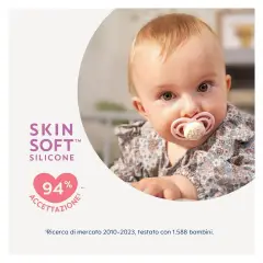 Succhietto Mam Perfect Night Silicone +6 Mesi Bimbo - ciucci