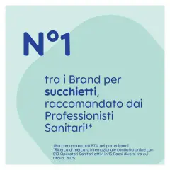 Succhietto Mam Perfect Night Silicone +16 Mesi Bimba - ciucci