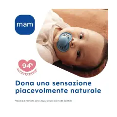Succhietto Mam Original Silicone 2-6 Mesi Bimbo - ciucci