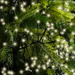 Luci di Natale LED Cluster 1512 LED 14 m Bianco Caldo - luci