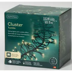 Luci di Natale LED Cluster 1128 LED 10,5 m 8 Funzioni - luci