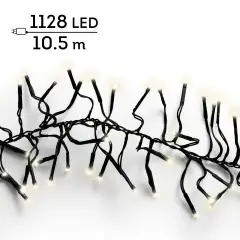 Luci di Natale LED Cluster 1128 LED 10,5 m 8 Funzioni - luci