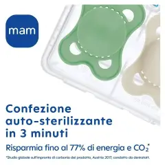 Succhietto Original Start Night Silicone 0-2 Mesi Bambina – 2 Pezzi - ciucci