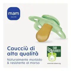 Succhietto Original Night Caucciù +16 Mesi Bambina – 2 Pezzi - ciucci
