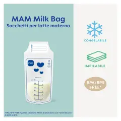 Sacchetti Per Latte Materno Milk Bag Mam 25 Pezzi - accessori