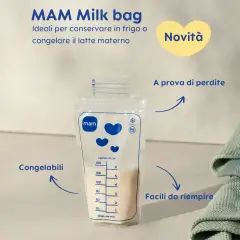 Sacchetti Per Latte Materno Milk Bag Mam 25 Pezzi - accessori