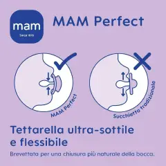 Mam Perfect Start Succhietto Silicone 0-2m, 2pezzi - ciucci