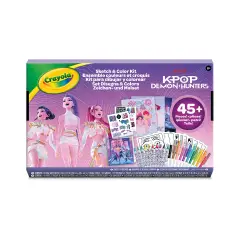KPop Demon Hunters Maxi Kit Colora & Disegna - creatività