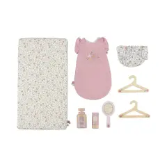 Mobile Fasciatoio per Bambole in Legno FSC Con Accessori Little Dutch - Bambole e accessori
