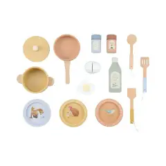 Cucina In Legno Fsc Con Accessori Verde Salvia Little Dutch - Tricicli e primi passi