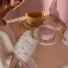Cucina In Legno Fsc Con Accessori Rosa Little Dutch - Tricicli e primi passi