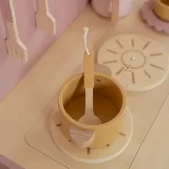 Cucina In Legno Fsc Con Accessori Rosa Little Dutch - Tricicli e primi passi