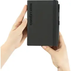 Agenda Comix 12 Mesi Settimanale Medium Nera Texture 2027 - agende