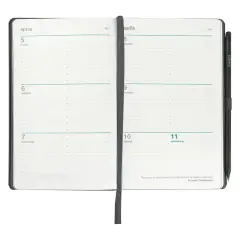 Agenda Comix 2027 Settimanale Large Orizzontale Nera 12 Mesi - agende