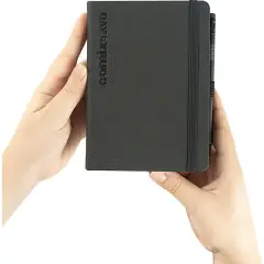 Agenda Comix 2027 Giornaliera Mini Nera Texture 12 Mesi - agende