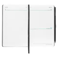 Agenda Comix 2027 Giornaliera Large Nera Texture 12 Mesi - agende