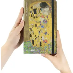 Agenda HaltaDefinizione Large Bacio Klimt 2027 Settimanale 12 Mesi - agende