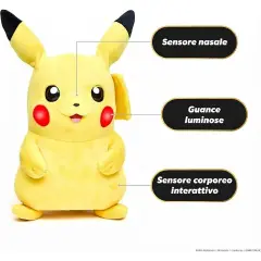 RealFX Pokémon Pikachu Puppetronic, Marionetta 40 cm con 120+ Suoni - action figures ed accessori