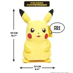 RealFX Pokémon Pikachu Puppetronic, Marionetta 40 cm con 120+ Suoni - action figures ed accessori
