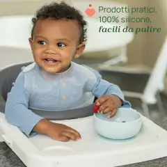 Set Pappa Silicone 6 Mesi+ Rosa - pappa