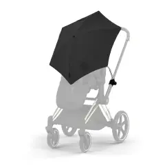 Cybex Ombrellino Parasole Sepia Black per Passeggino Regolabile - ombrellini