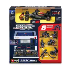 Bburago F1 Red Bull SF-25 #1 Verstappen Pit Stop Modellino 1:43 - auto