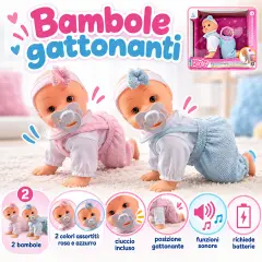 Birby Bambola Interattiva Primi Passi Con Ciuccio - collezionabili bambina