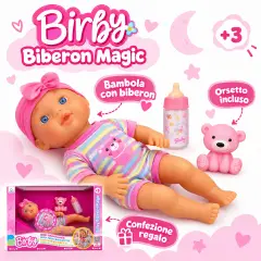 Birby Bambola Biberon Magic Con Suoni - collezionabili bambina