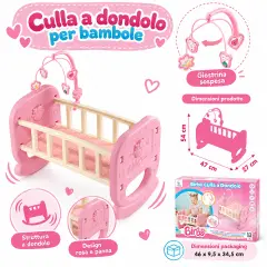 Birby Culla Dondolo Con Accessori - Cucine e gioco simbolico
