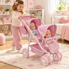 Birby Passeggino Comfort Gemellare Con Borsa Per Bambole - Cucine e gioco simbolico