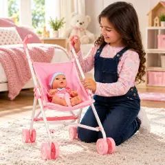 Birby Passeggino Comfort Chiusura Ad Ombrello Per Bambole - Cucine e gioco simbolico