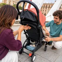 Stokke YOYO5 Passeggino Berry con Telaio Nero - passeggini compatti