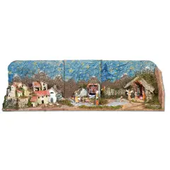 Presepe Libro PRESELIBRO Apribile con Natività 88x27x22 cm - presepi