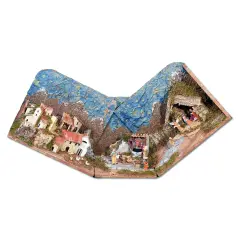 Presepe Libro PRESELIBRO Apribile con Natività 88x27x22 cm - presepi