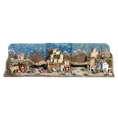 Presepe Libro PRESELIBRO Apribile con Natività 88x27x22 cm - presepi
