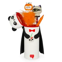 Legami - Kawaii Astuccio Scuola 2 in 1 in Morbido Silicone, Panda - legami