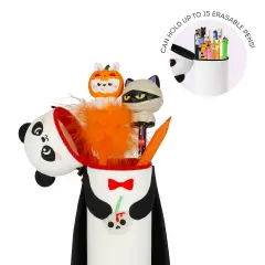 Legami - Kawaii Astuccio Scuola 2 in 1 in Morbido Silicone, Panda - legami