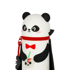 Legami - Kawaii Astuccio Scuola 2 in 1 in Morbido Silicone, Panda - legami