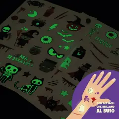 Legami - Tattoos Tatuaggi Temporanei Fosforescenti Halloween - legami