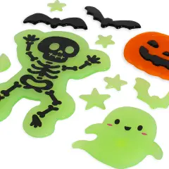 Legami - Window Glow Skeleton Adesivi Gel Fosforescenti Per Finestre Halloween - legami