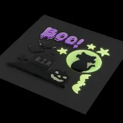 Legami - Window Glow Boo Adesivi Gel Fosforescenti Per Finestre Halloween - legami